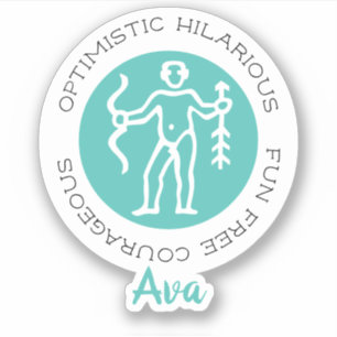 Sagittarius-Sticker Aufkleber