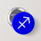 Sagittarius-Symbol Button (Vorne & Hinten)