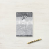 Sagittarius Symbol Grunge Distressed Steel Style Post-it Klebezettel (Auf Schreibtisch)