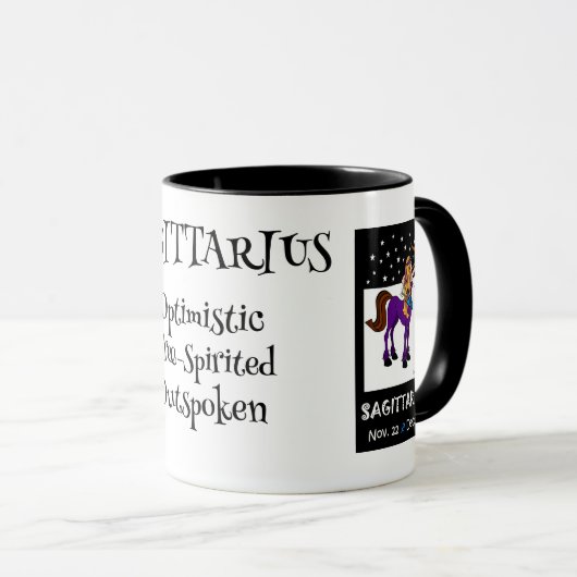 SAGITTARIUS-Tasse Tasse (VorderseiteRechts)