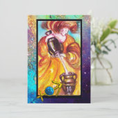 SAGITTARIUS, TEMPERANCE TAROT ZODIAC BIRTHDAD CARD KARTE (Stehend Vorderseite)