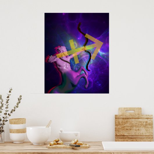 Sagittarius: The Arrow Beyond the Horizon Poster (Küche)