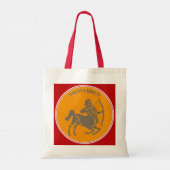 Sagittarius Tote Bag Tragetasche (Rückseite)