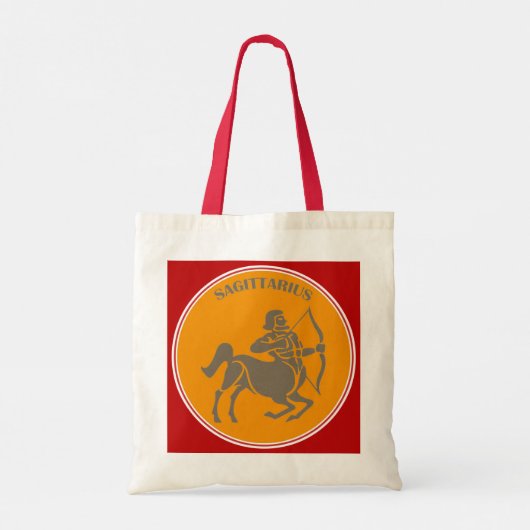Sagittarius Tote Bag Tragetasche (Rückseite)