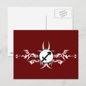 Sagittarius Tribal Postcard Postkarte (Vorne/Hinten)