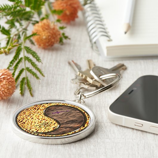 Sagittarius und Erddrache Schlüsselanhänger (Seite)