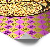 Sagittarius und Feuerdrache Poster (Ecke)