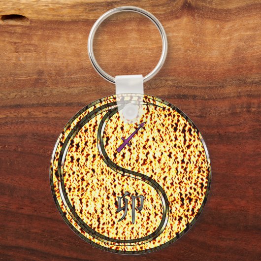 Sagittarius und Feuerwerfer Schlüsselanhänger (Rückseite)