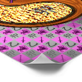 Sagittarius und Holzkaninchen Poster (Ecke)