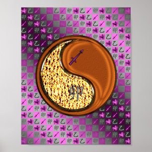 Sagittarius und Holzkaninchen Poster
