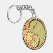 Sagittarius und Metalldrache Schlüsselanhänger (Vorderseite links)