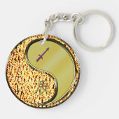 Sagittarius und Metalldrache Schlüsselanhänger (Rückseite)