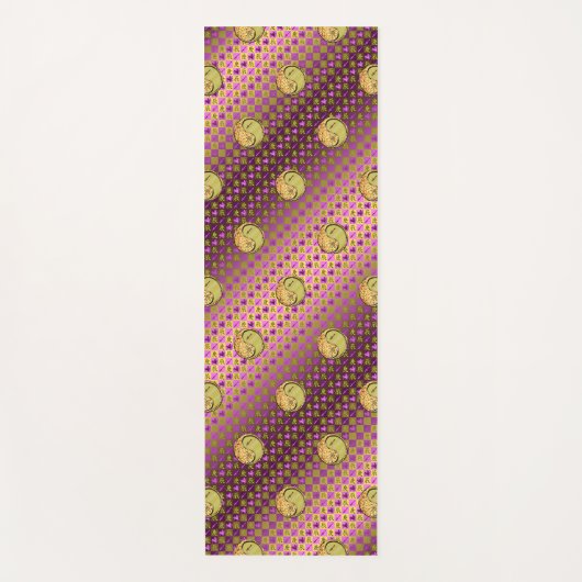 Sagittarius und Metalldrache Yogamatte (Vorderseite)