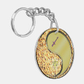 Sagittarius und Metalle Schlüsselanhänger (Vorderseite links)