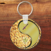 Sagittarius und Metalle Schlüsselanhänger (Rückseite)