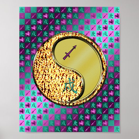 Sagittarius und Metallhund Poster (Vorne)