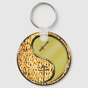 Sagittarius und Metallpferd Schlüsselanhänger