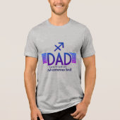 Sagittarius-Vater - witzig Tri-Blend Shirt (Vorderseite)