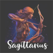 Sagittarius Vinyl Sticker (Vorderseite)