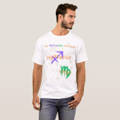 Sagittarius Virgo Couple Zodiac T - Shirt (Vorne ganz)