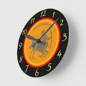 Sagittarius Wall Clock Runde Wanduhr (Winkel)