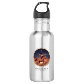 Sagittarius Water Bottle Edelstahlflasche (Vorderseite)