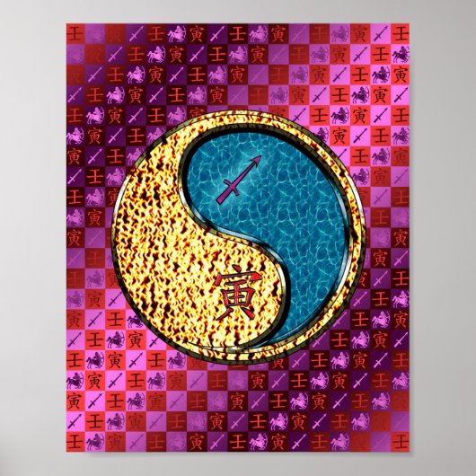 Sagittarius & Water Tiger Poster (Vorne)