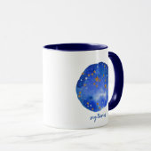 Sagittarius Watercolor Sky Constellation Zodiac Tasse (VorderseiteRechts)