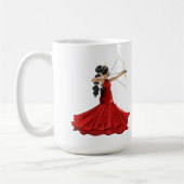 Sagittarius Weibliche Göttin - Angewohntes Geburts Kaffeetasse (Links)