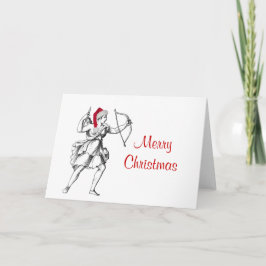 Sagittarius Weihnachtskarte Feiertagskarte