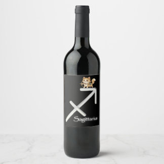 Sagittarius Wine Label Weinetikett