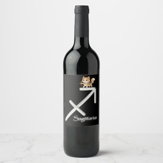 Sagittarius Wine Label Weinetikett (Vorderseite)