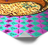 Sagittarius & Wood Dog Poster (Ecke)