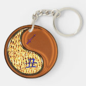 Sagittarius & Wood Ox Schlüsselanhänger (Rückseite)