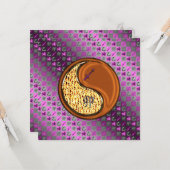 Sagittarius & Wood Rabbit Karte (Vorderseite/Rückseite Beispiel)