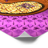 Sagittarius & Wood Rooster Poster (Ecke)