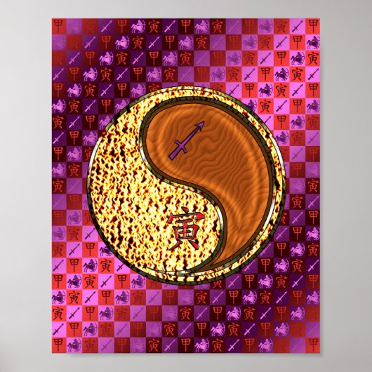 Sagittarius & Wood Tiger Poster (Vorne)