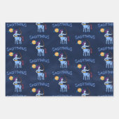 Sagittarius Wrapping Paper Flat Sheet Set 3 Geschenkpapier Set (Vorderseite 2)