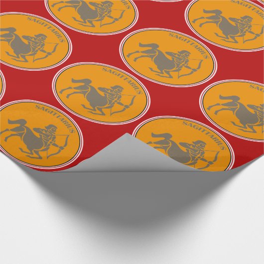 Sagittarius Wrapping Paper Geschenkpapier (Ecke)