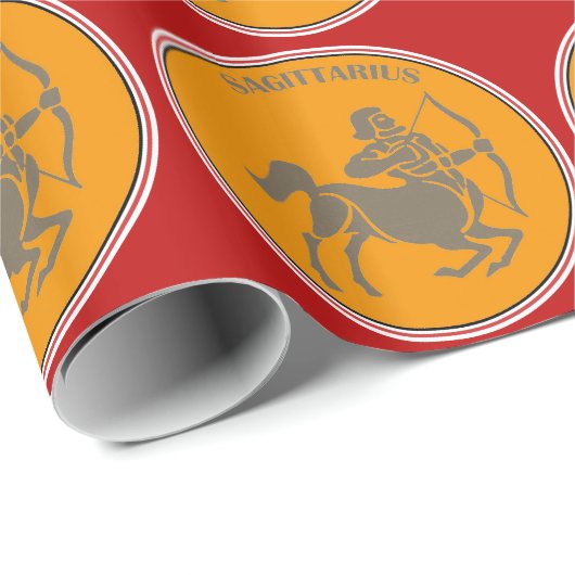 Sagittarius Wrapping Paper Geschenkpapier (Rolleneckpunkt)
