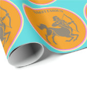 Sagittarius Wrapping Paper Geschenkpapier (Rolleneckpunkt)