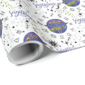 Sagittarius Wrapping Paper Geschenkpapier (Rolleneckpunkt)