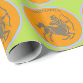 Sagittarius Wrapping Paper Geschenkpapier (Rolleneckpunkt)