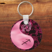 Sagittarius Yin Yang Schlüsselanhänger (Vorderseite)