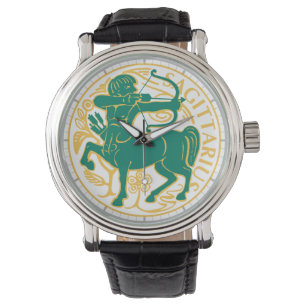 Sagittarius-Zeichen Armbanduhr