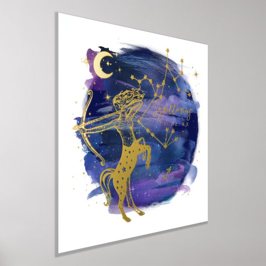 Sagittarius Zeichen des Zodiac Custom Geburtsdatum Foliendrucke (Ablage )
