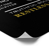 Sagittarius Zeichen des Zodiaks, astrologisch Poster (Ecke)