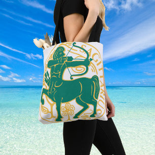 Sagittarius Zeichen des Zodiaks auf Tasche