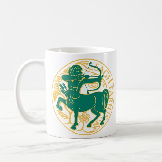 Sagittarius-Zeichen Kaffeetasse (Links)