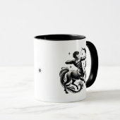 Sagittarius Zodiac Archer Astrology Gift Tasse (VorderseiteRechts)